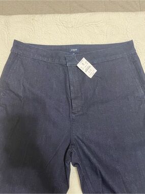 J. Crew Dark Denim Dress Trousers-BNWT-Size 32
